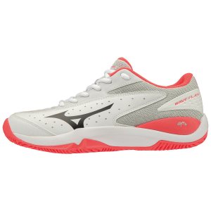 Mizuno Wave Flash CC Womens Tennis Shoes Canada - White/Red